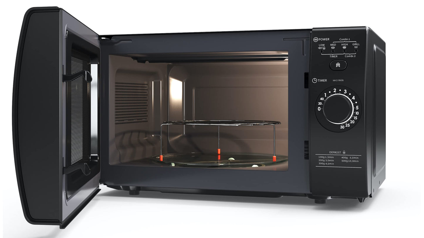 SHARP YC-GG02E-B MICROONDE + GRILL, 700 W, 20 l